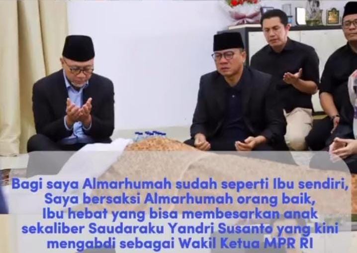 Ketua Harian PAN Jatim dan Ketum Perhimpunan UKM Indonesia Ucapkan Duka, Meninggalnya Ibunda H. Yandri Susanto Wakil Ketua MPR RI 