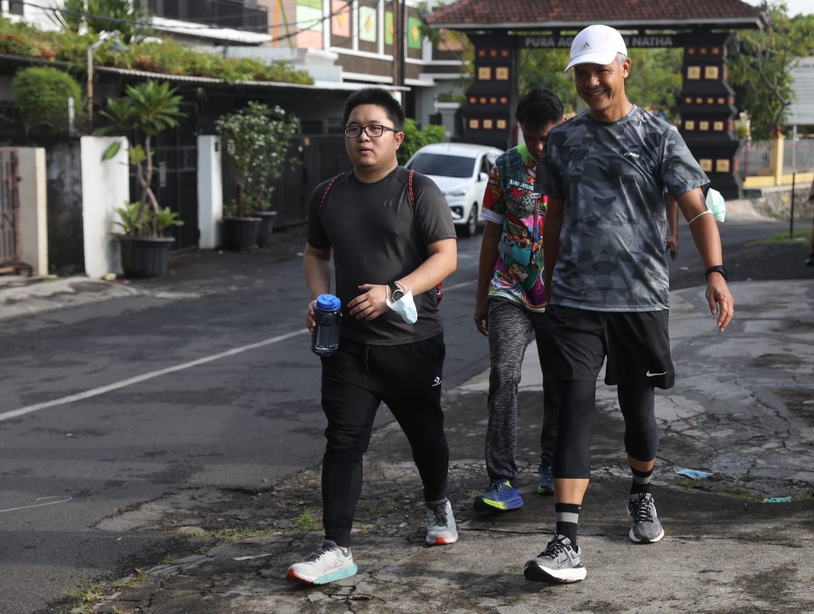 Pulang Kampung ke Semarang, Ahli Visual Effect Film Hollywood Olahraga Bareng Ganjar Pranowo