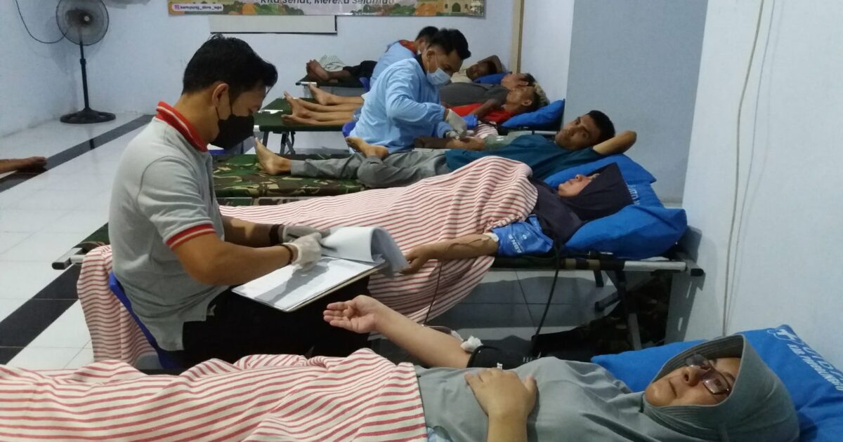Tebar Manfaat Dan Kebaikan Di Bulan Ramadhan, Kampung DORA WPS Gelar Donor Darah