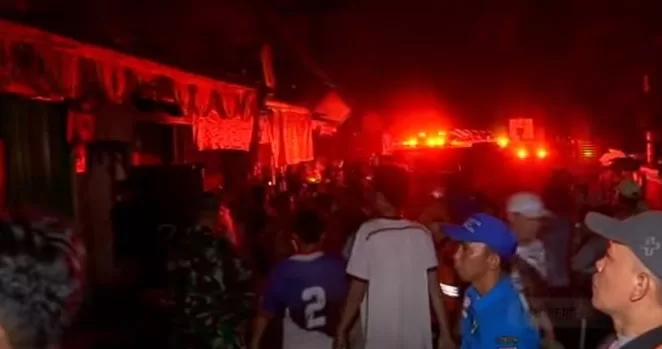 Kebakaran di Jalan Krendeng Utara, Tambora, Jakarta Barat